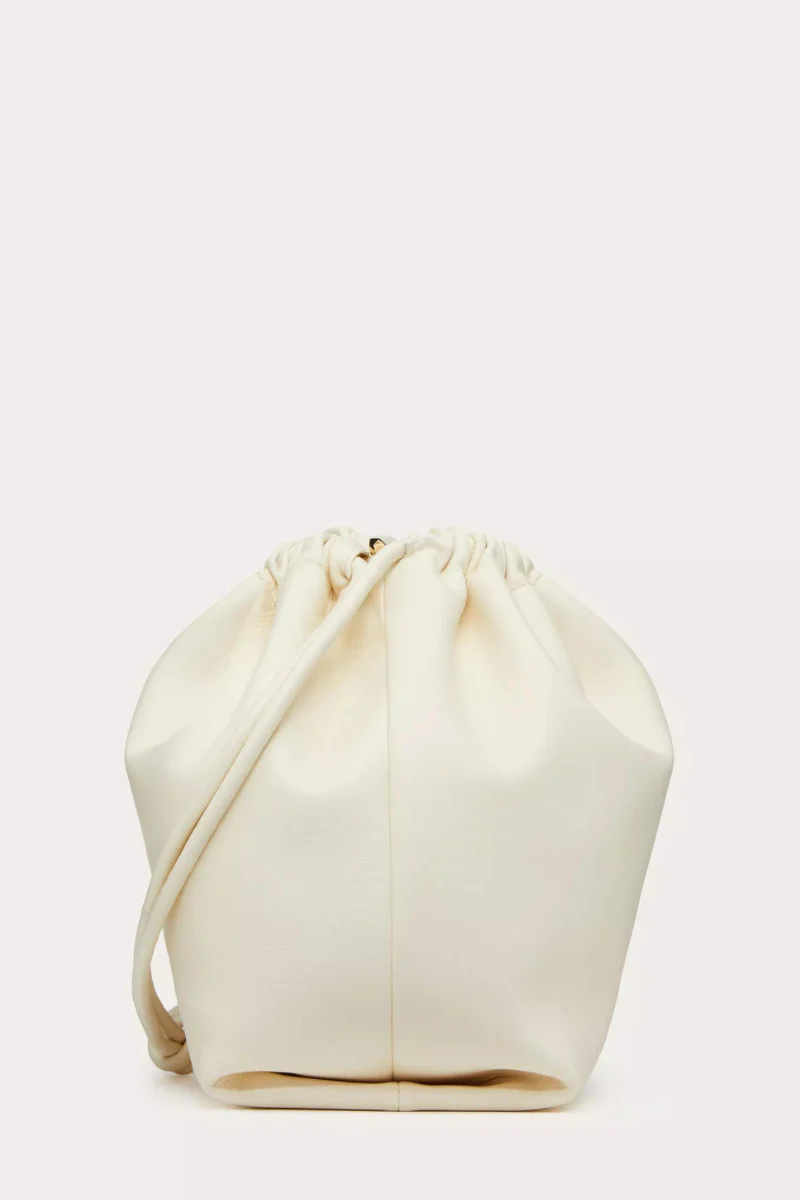 VLogo Pouf Leather Pouch - Image 13