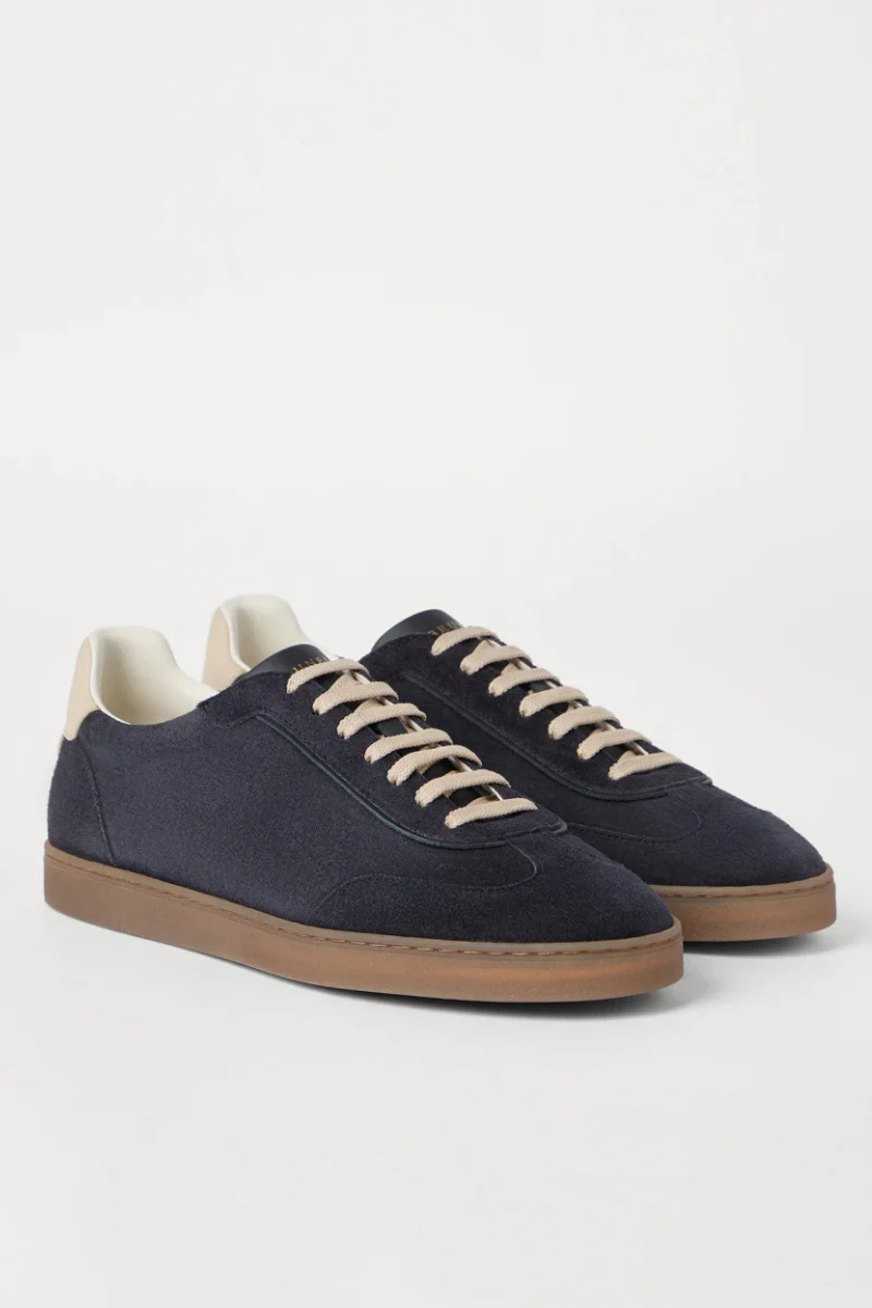 Washed Suede Sneakers - Image 3