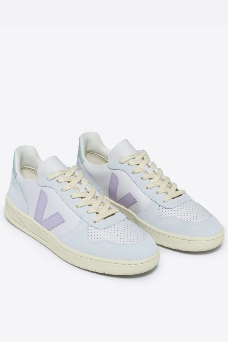 Women's V-10 Leather Sneakers - Image 2