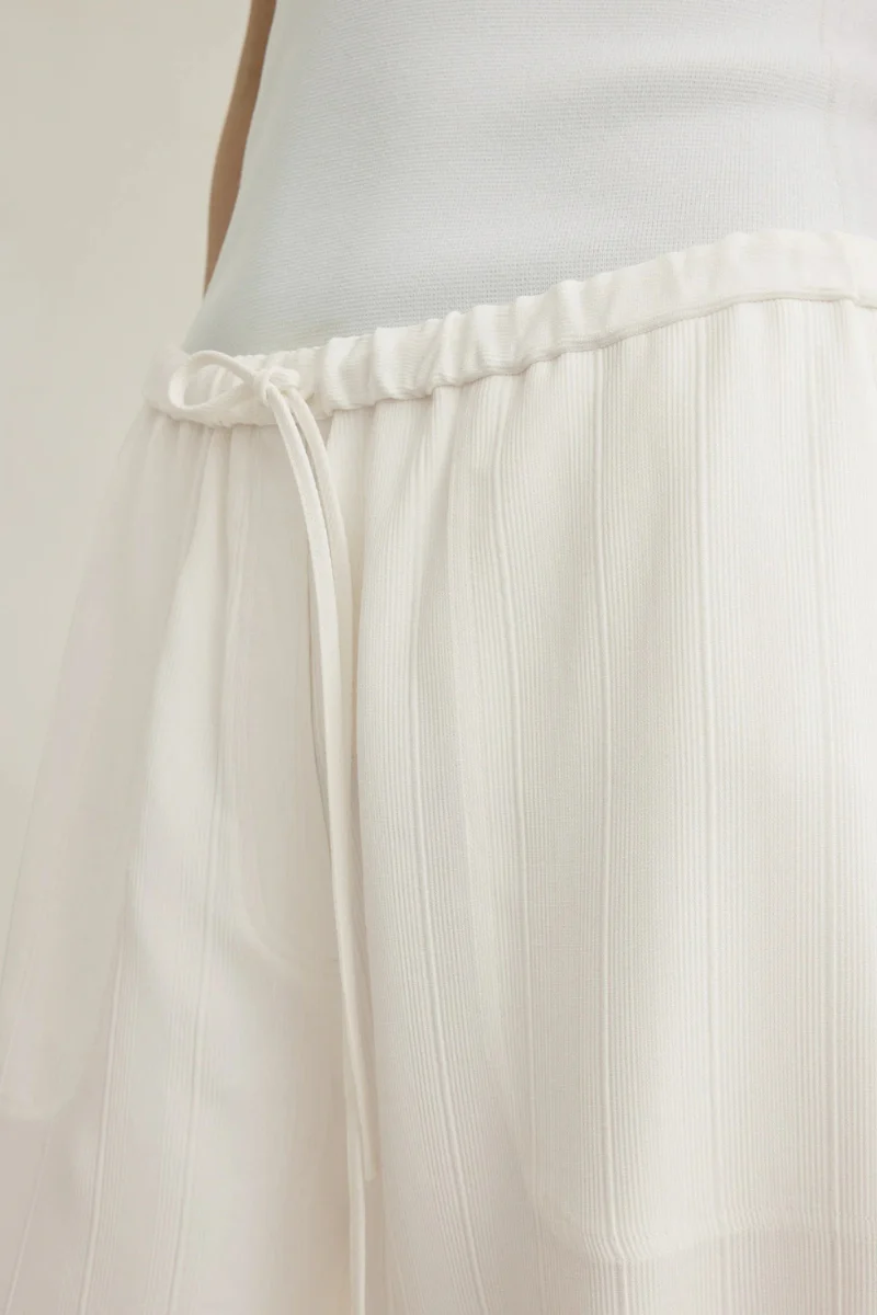 Woven Stripe Drawstring Trousers - Image 3