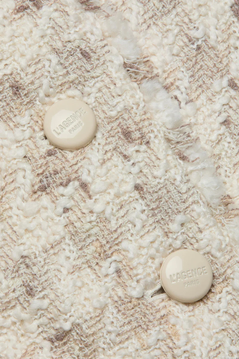 Zell Houndstooth Tweed Jacket - Image 4