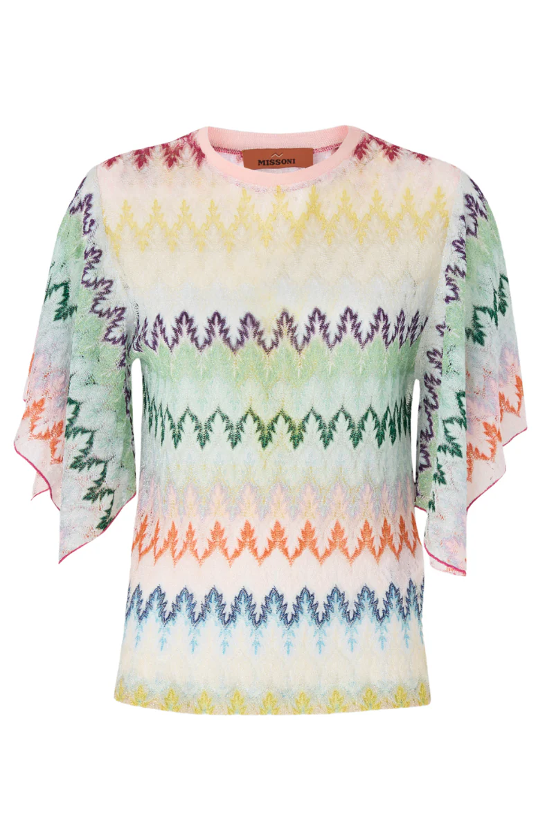 Zig Zag Lace Top