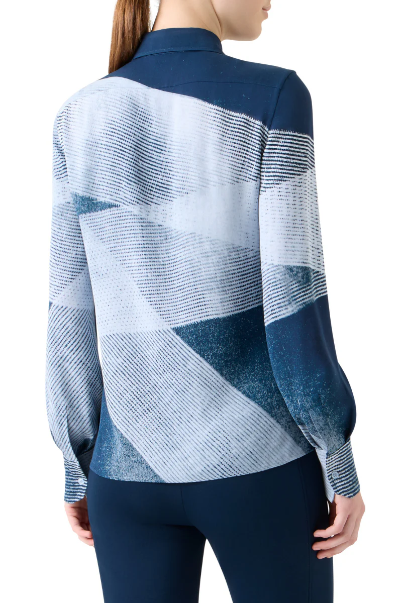 Zig Zag Print Blouse - Image 3