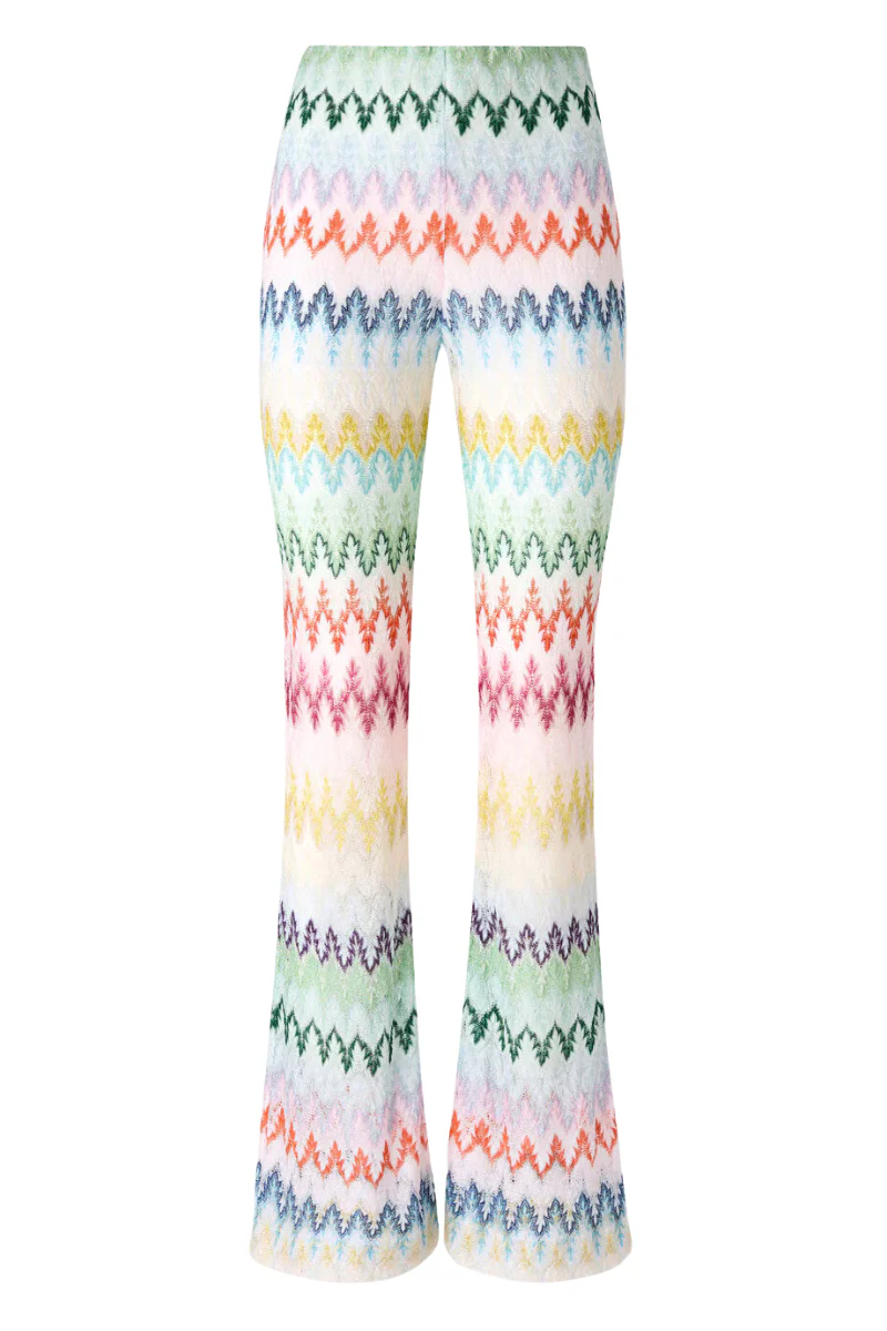 Zigzag Lamé Pants