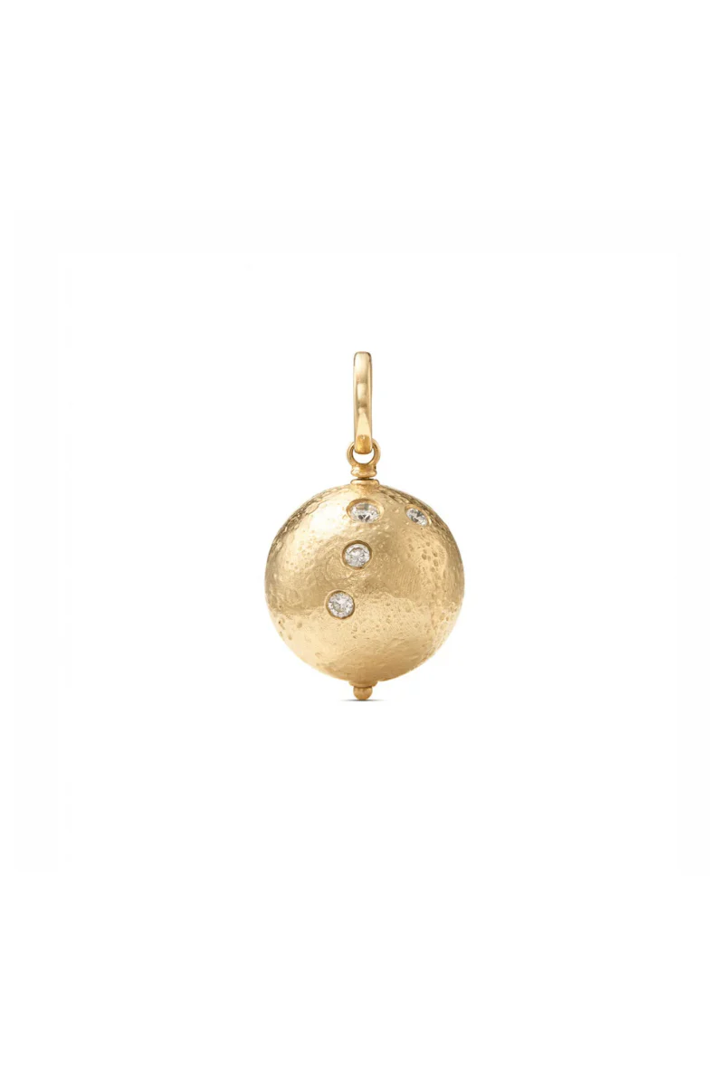 Zodiac Spinning Full Moon Pendant
